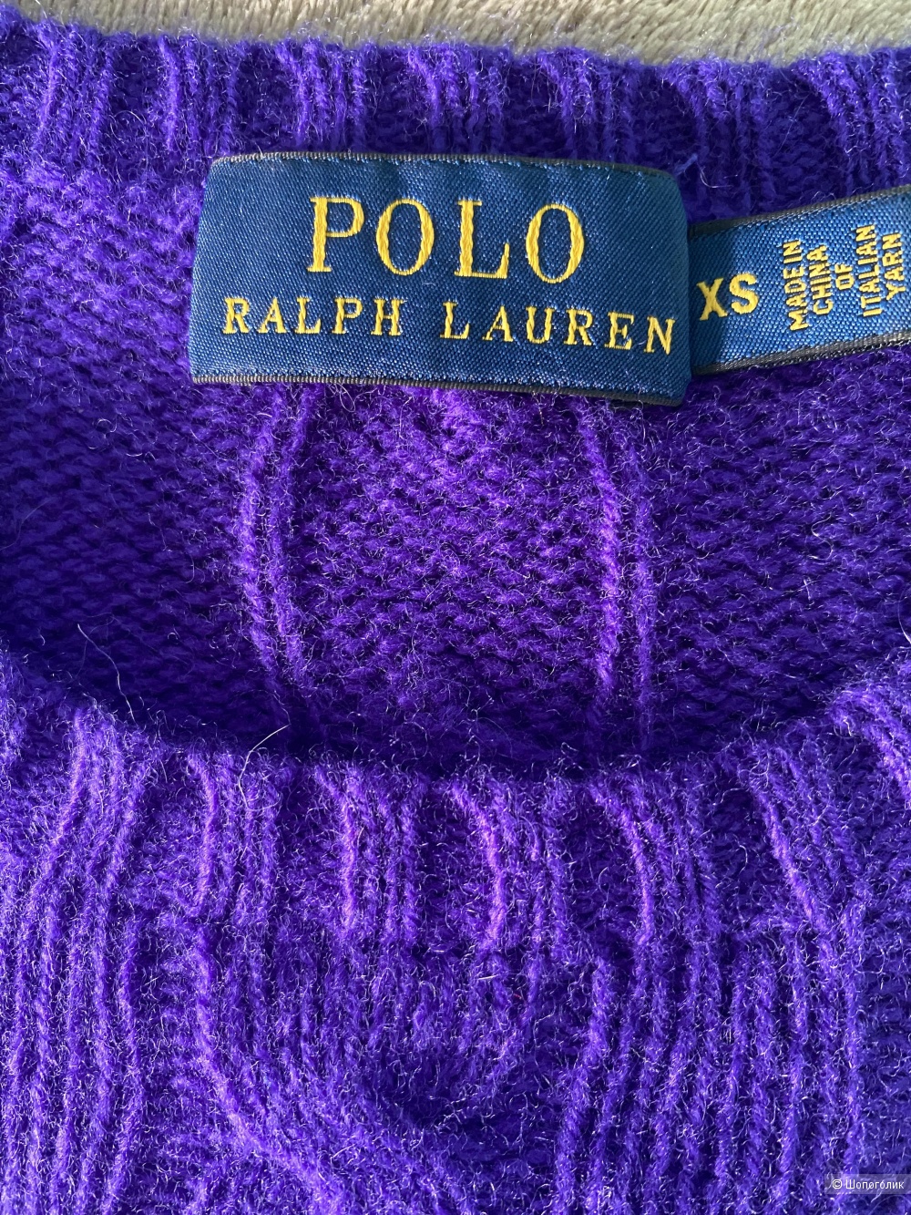 Джемпер Polo Ralph Lauren шерсть -кашемир размер xs