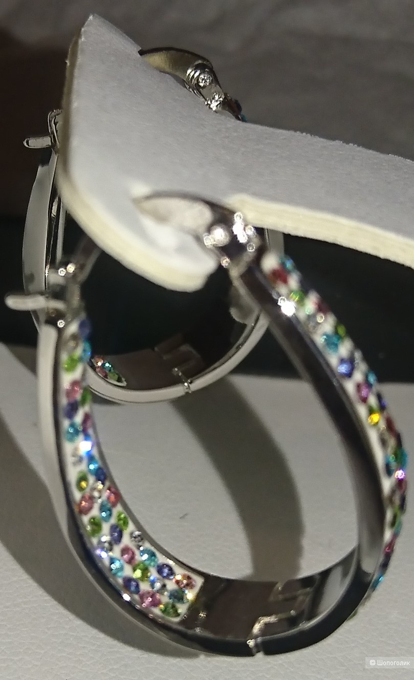 Серьги с кристаллами Swarovski