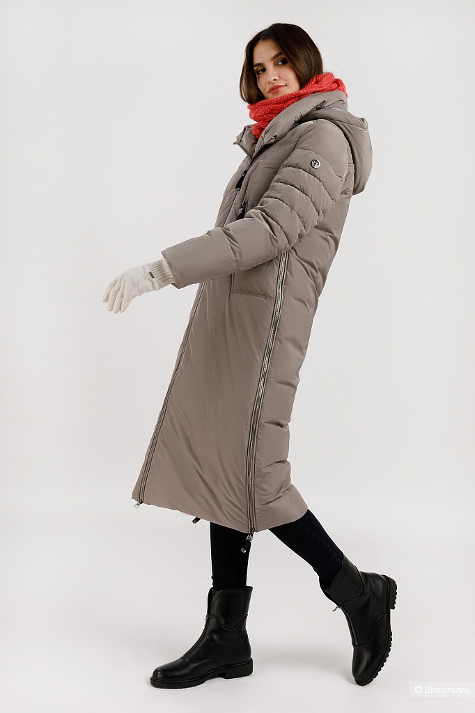 Длинное пальто пуховик Finn Flare XL