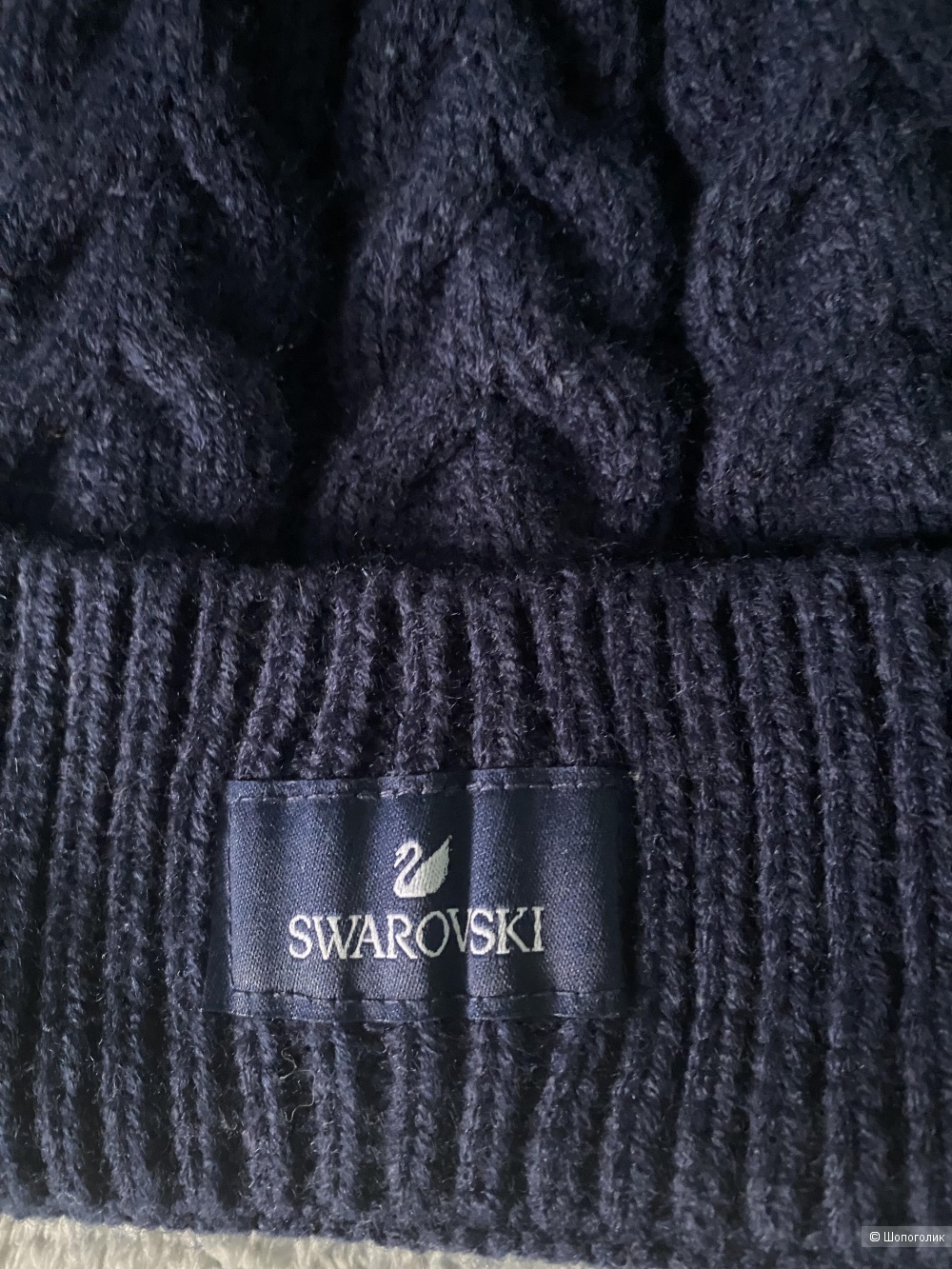 Шапка женская Swarovski размер 56-58