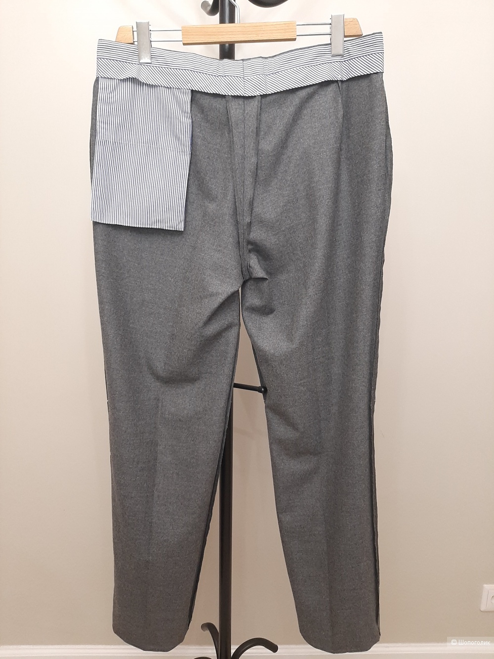 Мужские брюки из шерстяной фланели Rubinacci, XXL
