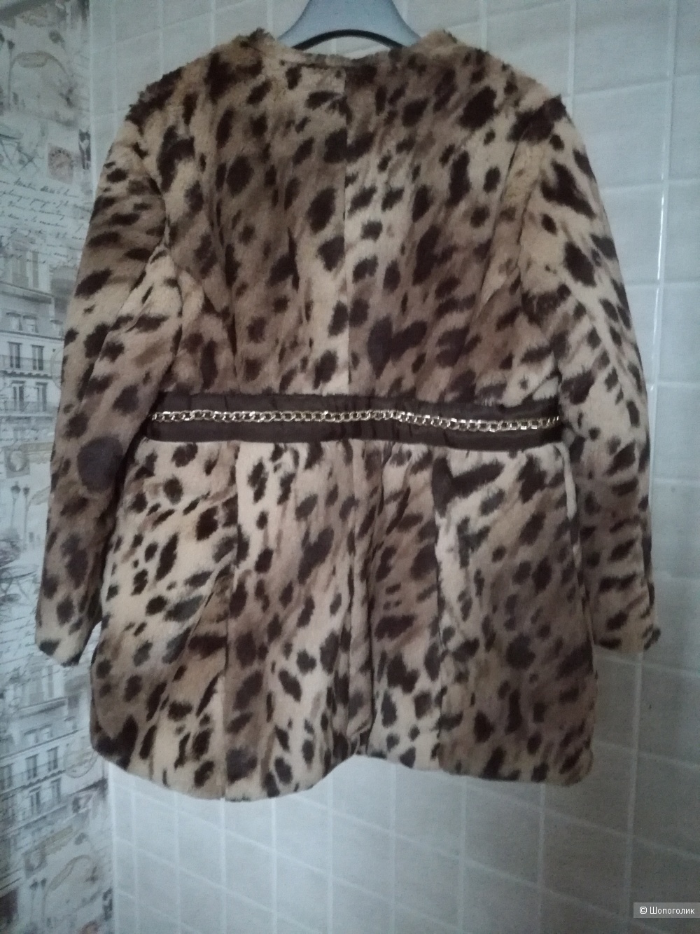 Меховое пальто Miss Blumarine размер 10-12 лет