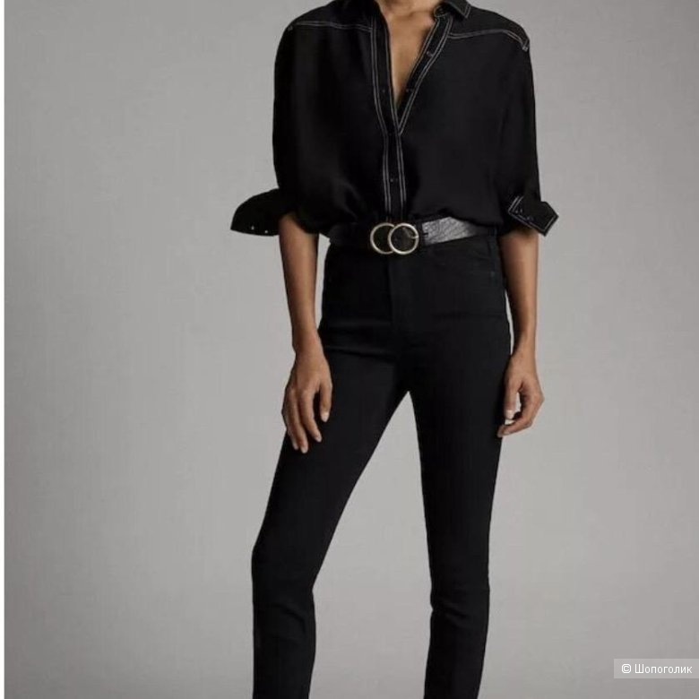 Джинсы Massimo Dutti High Rise Skinny р.40 (на 46-48)
