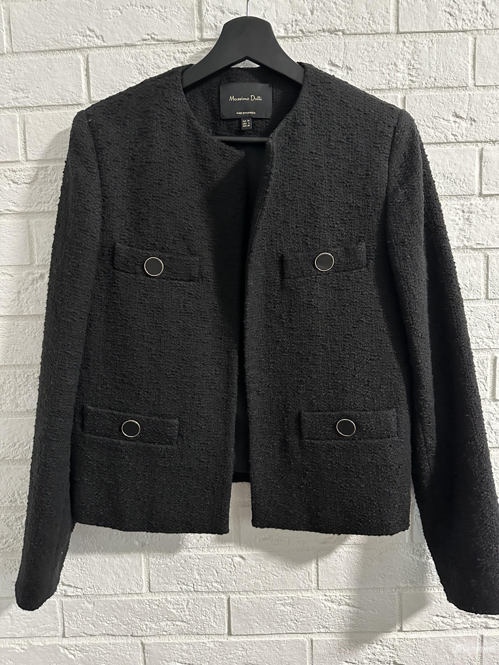 Жакет твид Massimo Dutti, 38