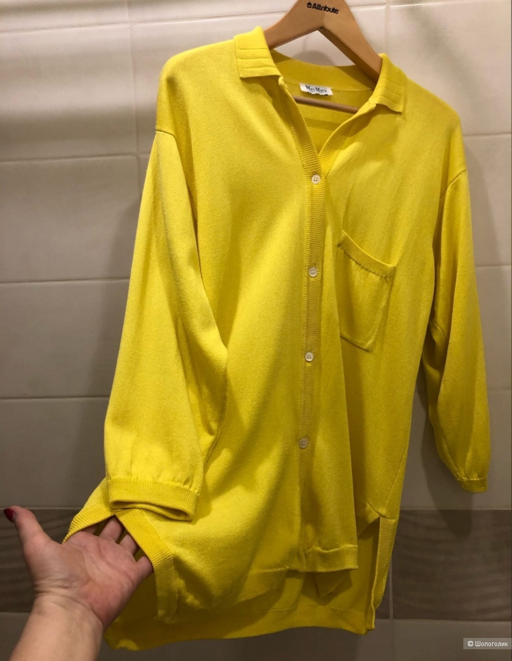Кардиган -рубашка от Max Mara.Размер L-XXL