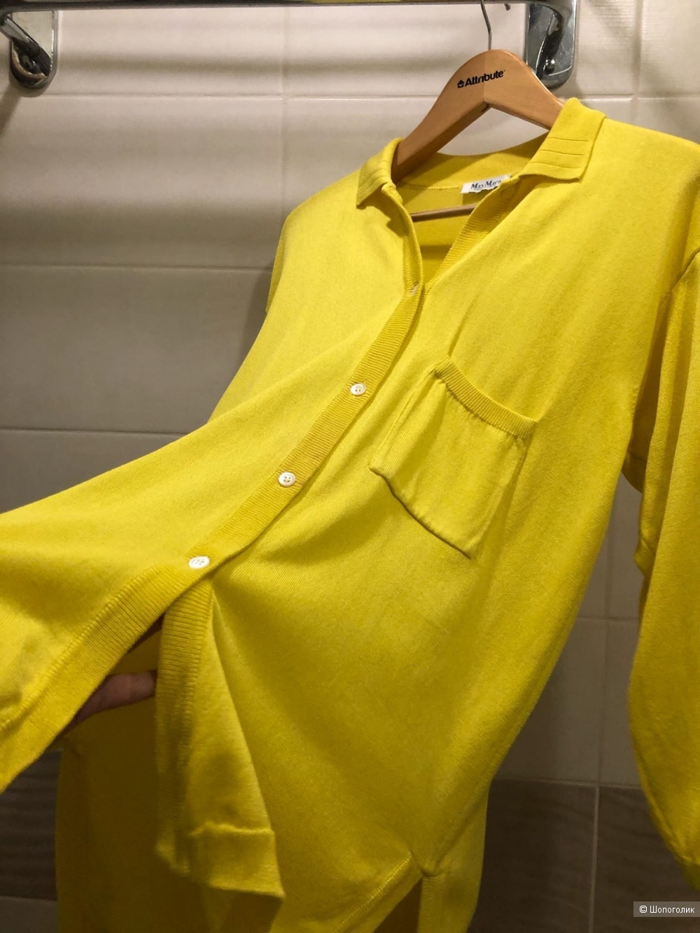 Кардиган -рубашка от Max Mara.Размер L-XXL