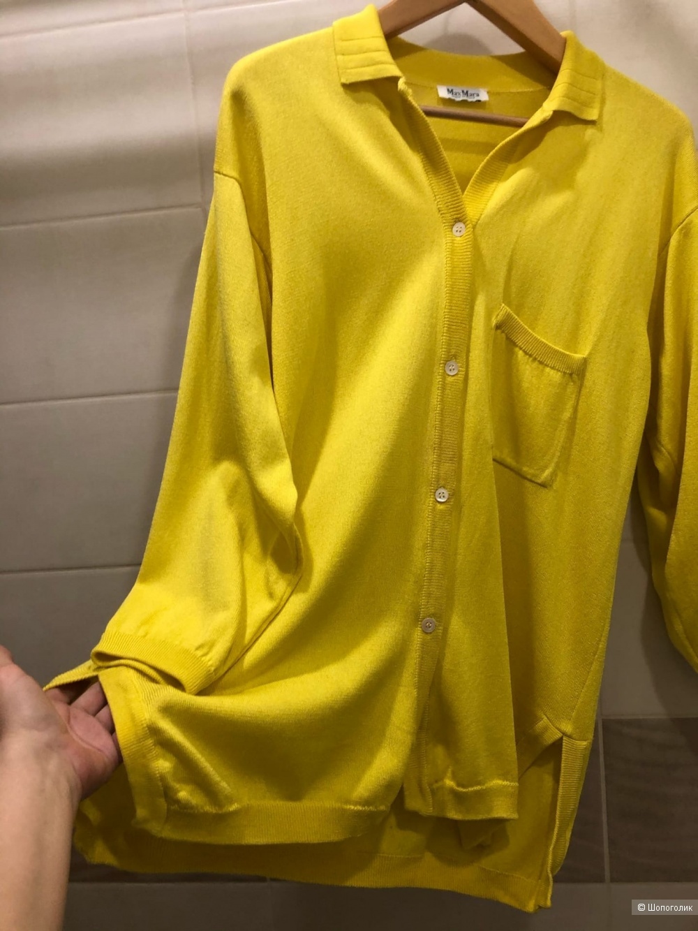 Кардиган -рубашка от Max Mara.Размер L-XXL