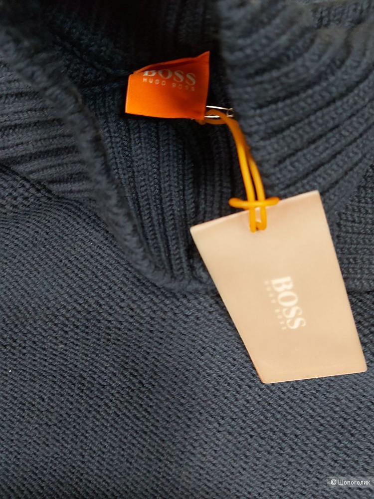 Мужской серый шерстяной свитер BOSS 50500674;030
