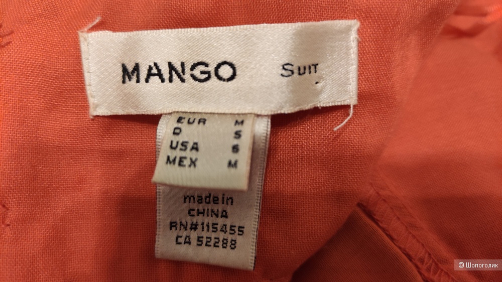 Шелковое платье Mango, размер m