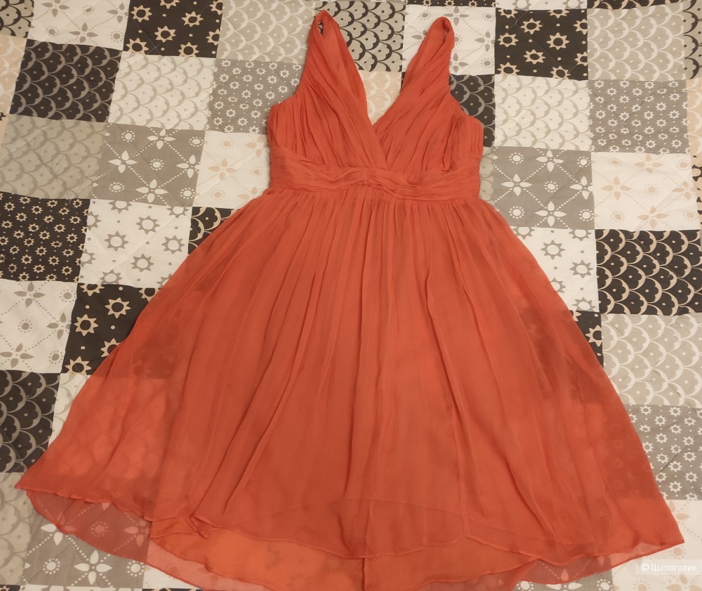 Шелковое платье Mango, размер m