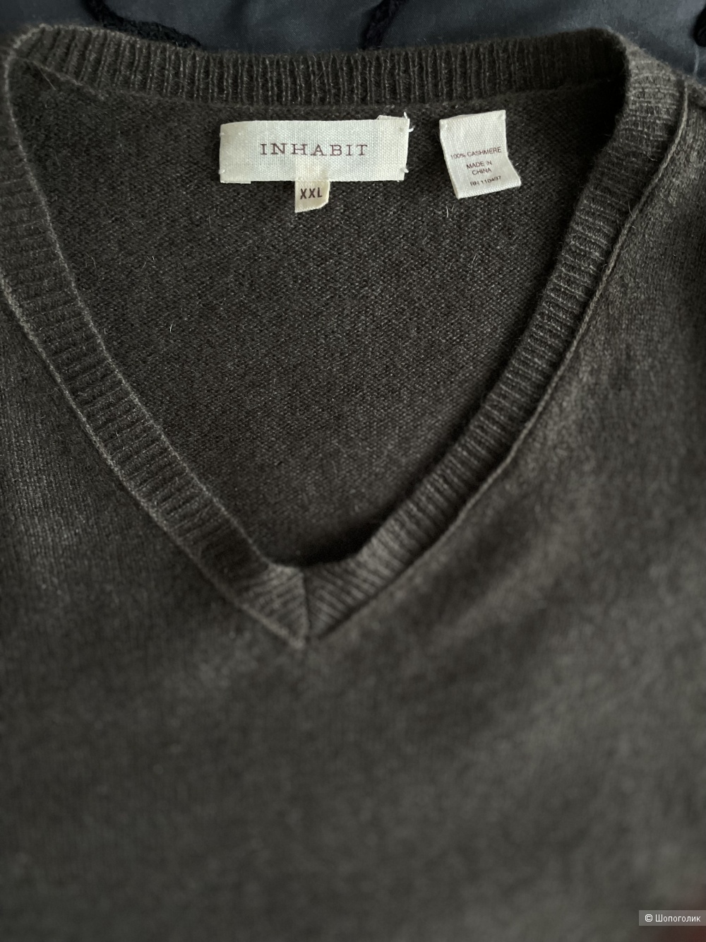 Пуловер мужской INHABIT, размер US XXL, RU 52/54
