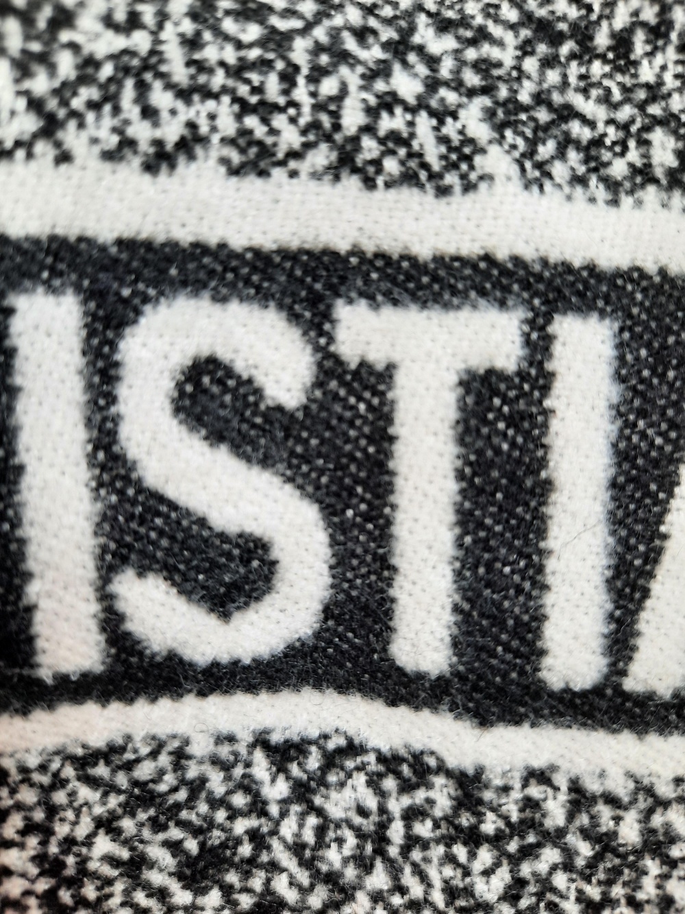 Кашемировый шарф в стиле Christian Dior , 57×190 см.