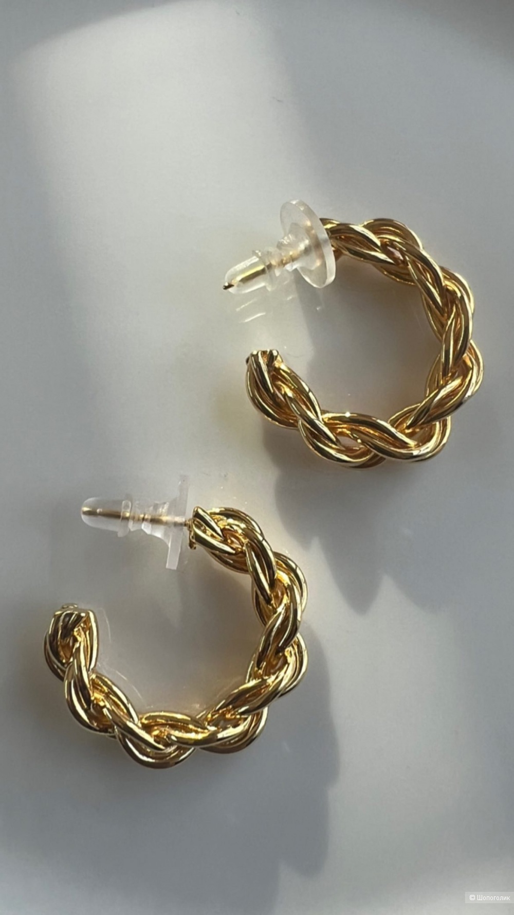 Серьги кольца Diana 2.5 cm
