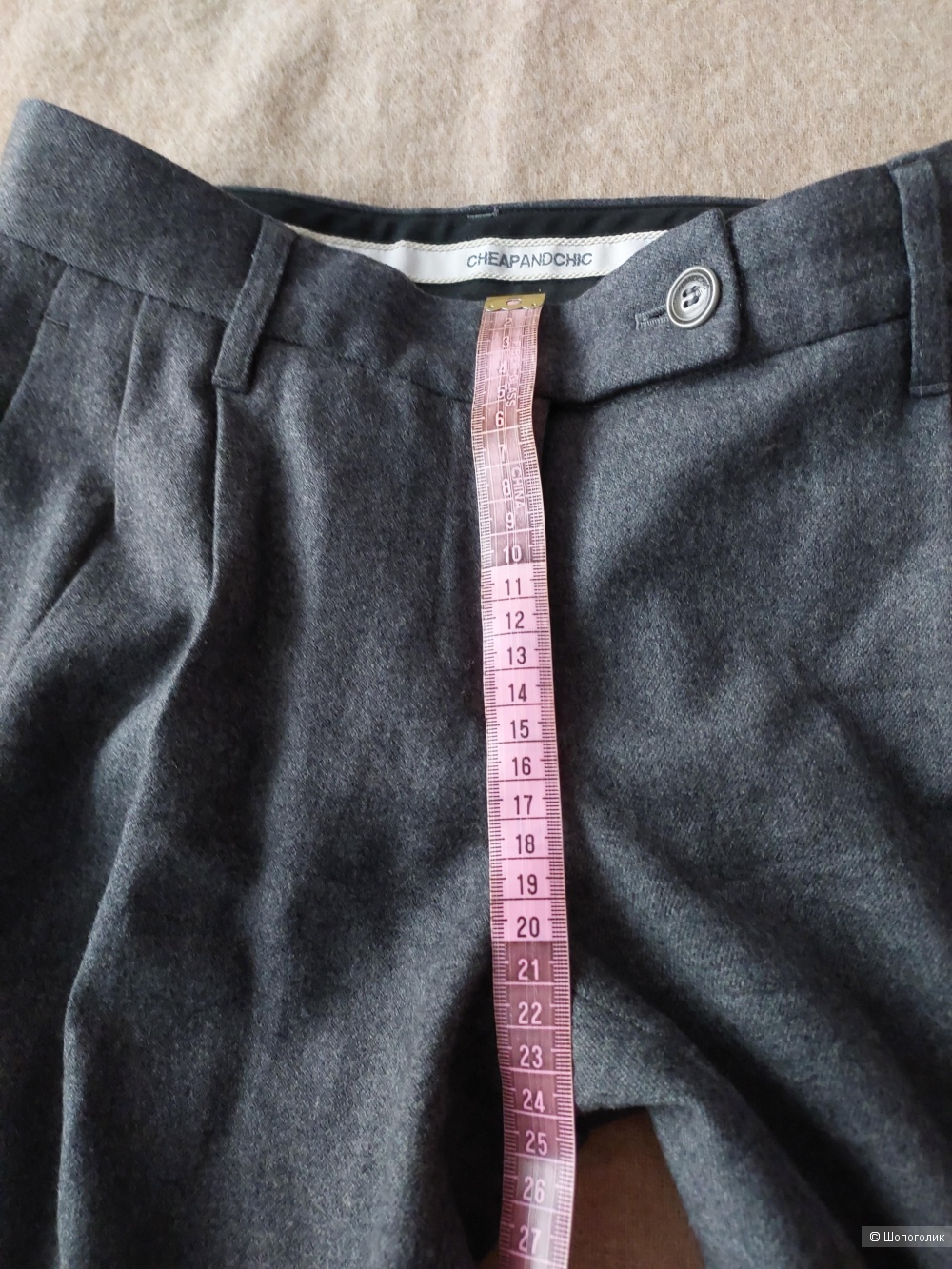 Шерстяные женские брюки Moschino Cheap & Chic, it 38