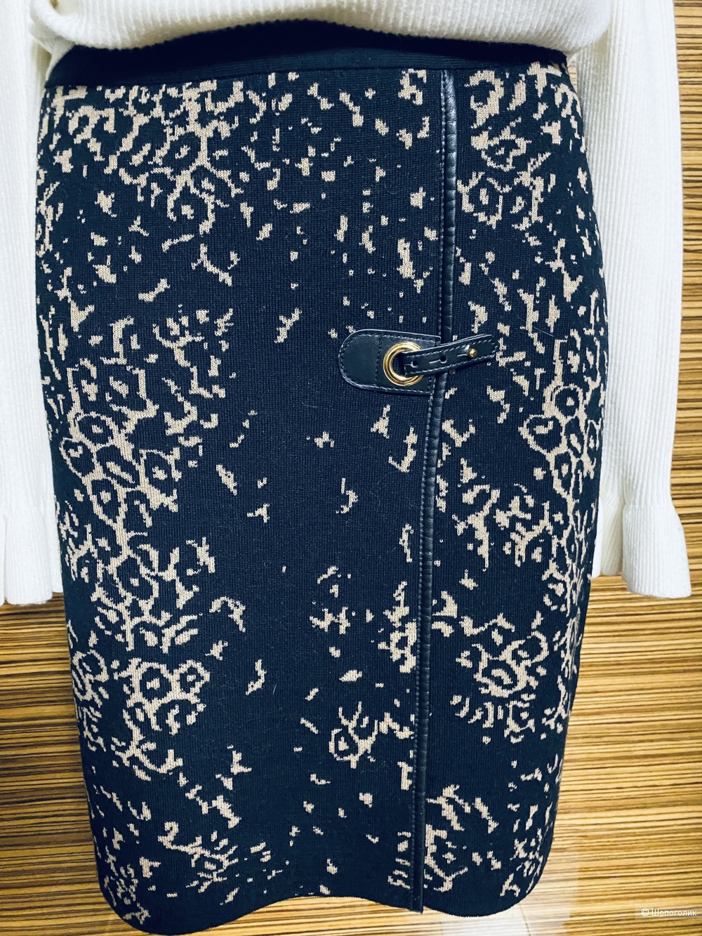 Комплект юбка Luisa Spagnoli +водолазка с норкой - 42-44-46