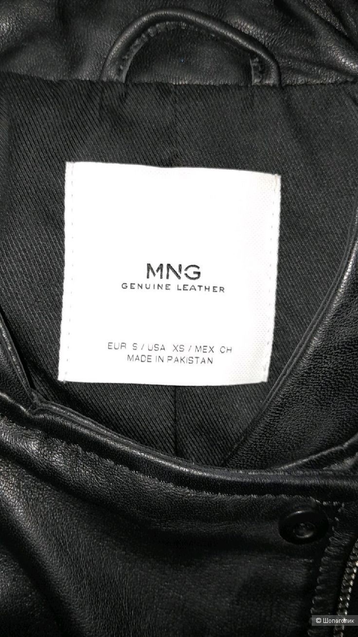 Кожаная куртка Mango размер S