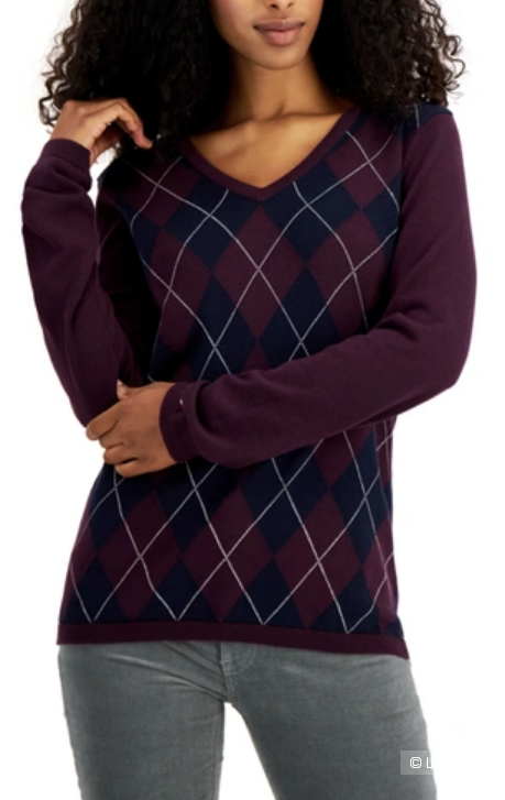 Пуловер Tommy Hilfiger Ivy Argyle , XS-S-M.