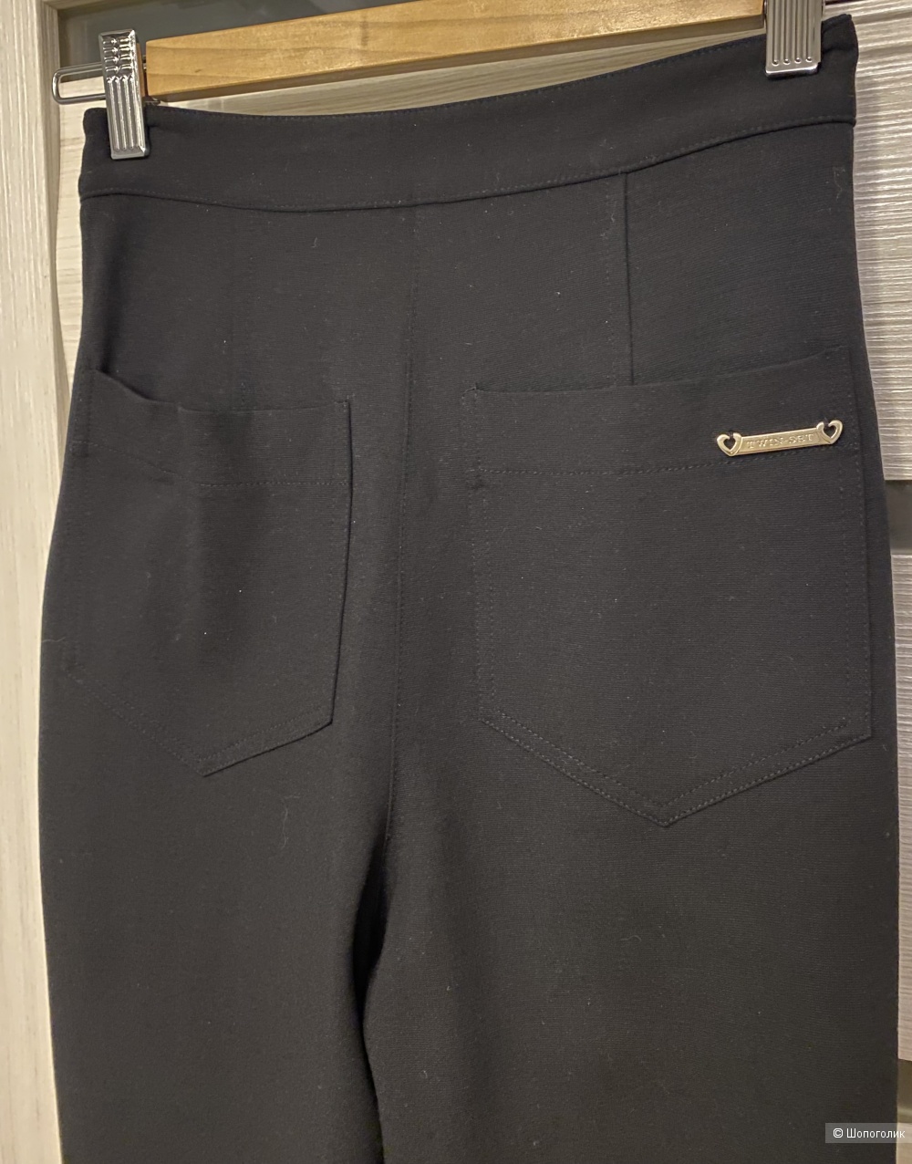 Трикотажные брюки клеш Twin Set, размер XS