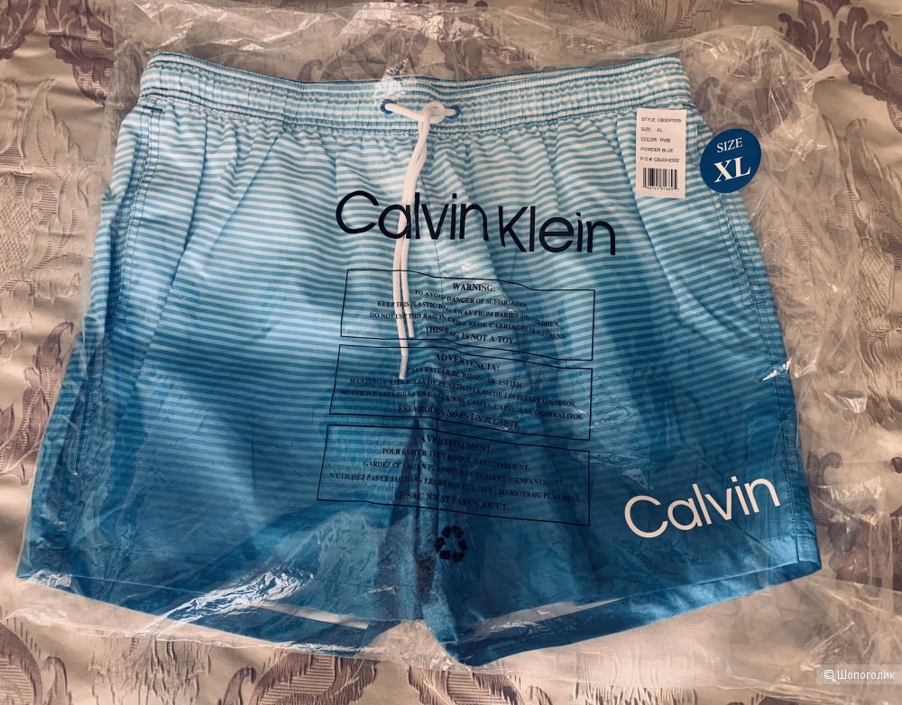 Шорты-плавки Calvin Klein, размер 54