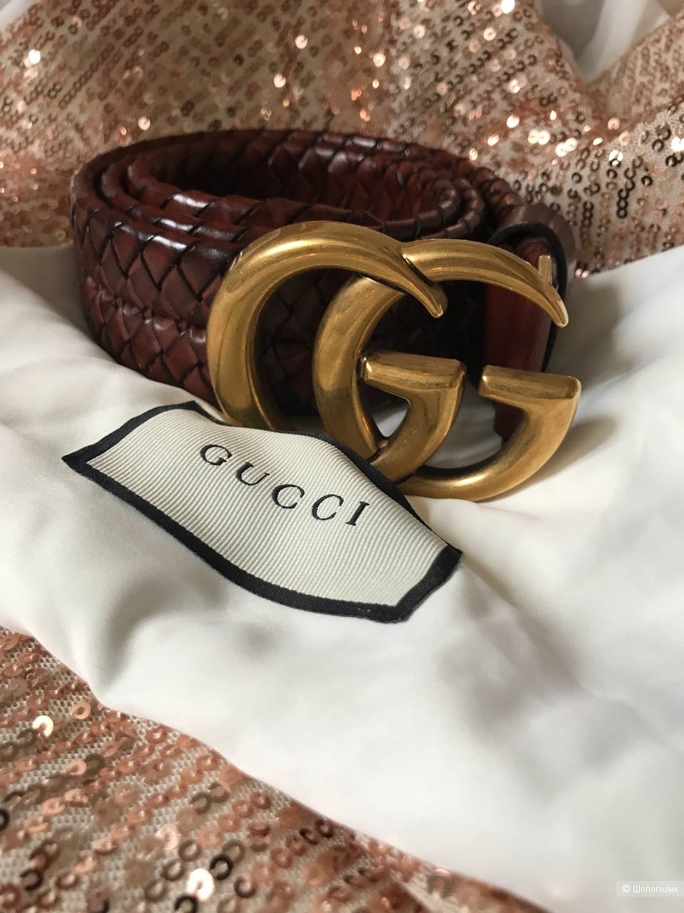 Ремень Gucci Marmont размер 70