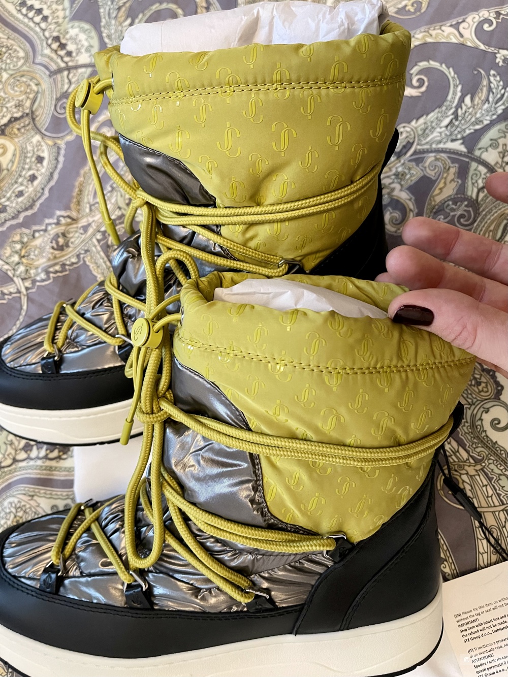 Зимние сапожки-ботинки Jimmy CHOO 39-39.5