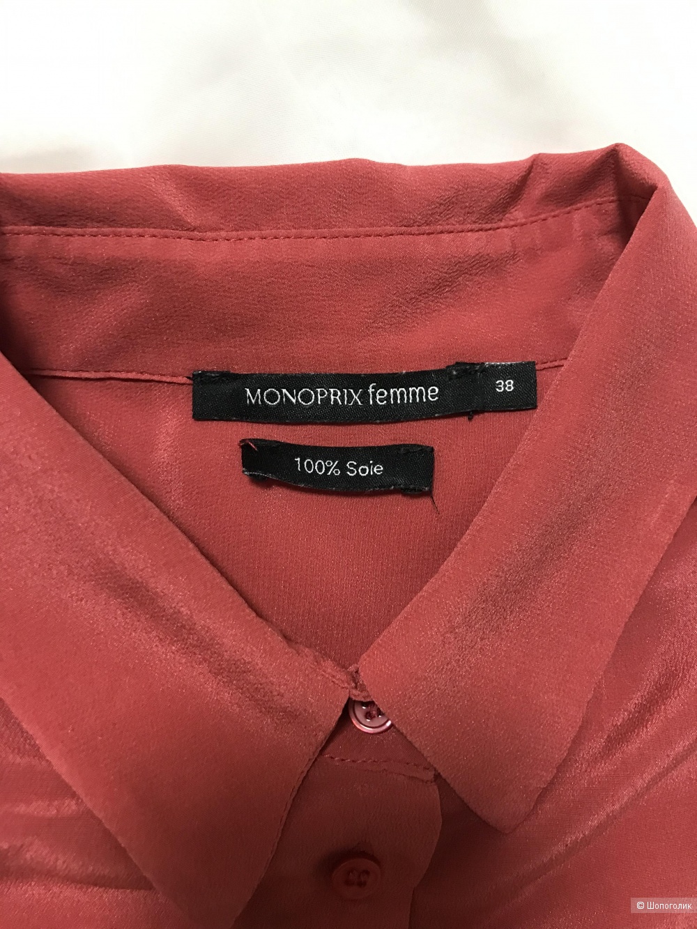 Шёлковая блузка MONOPRIX FEMME размер s