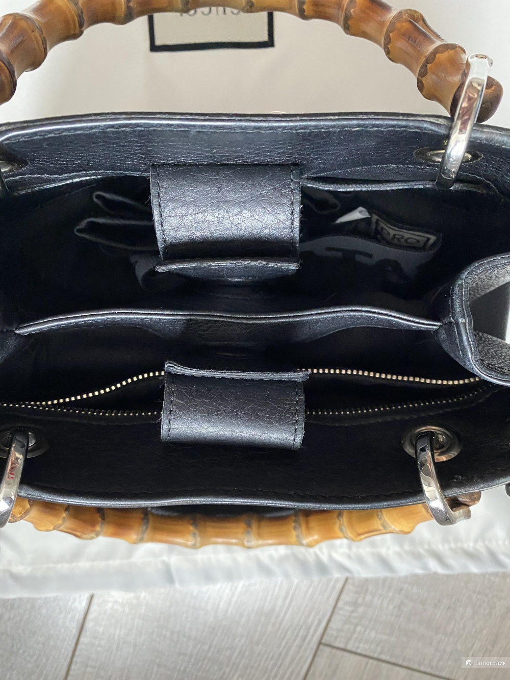 Сумка Gucci shopper leather mini bag