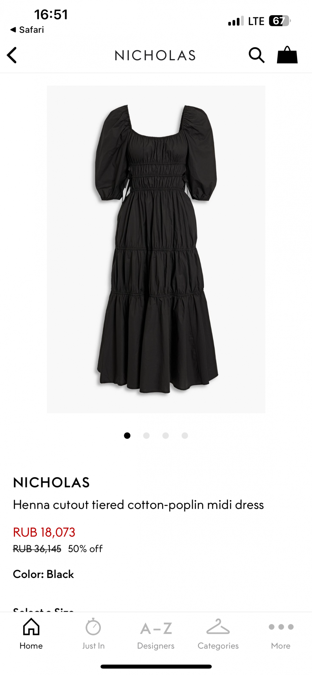Платье NICHOLAS , размер 4 US