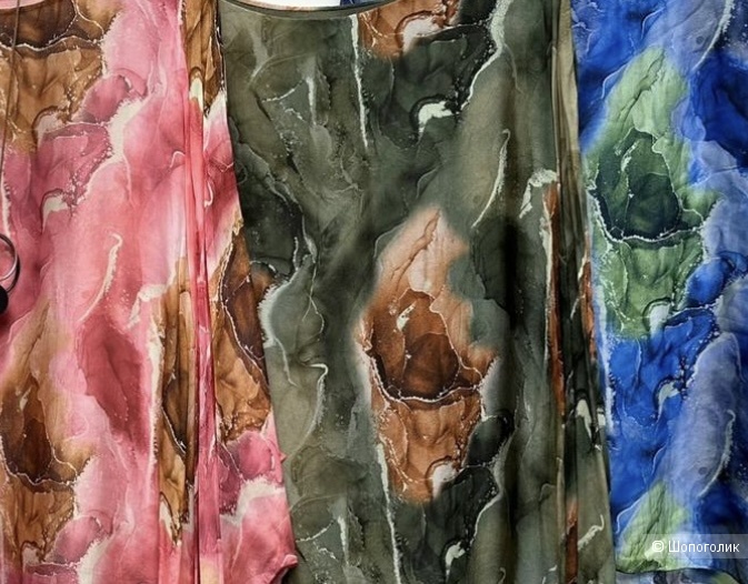 Блуза шелк pura seita aquarelle, 44-54