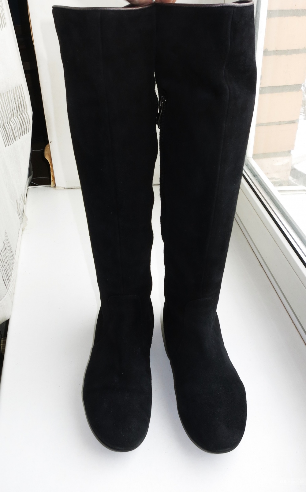 Giovanni Fabiani, замшевые сапоги, размер 36,5