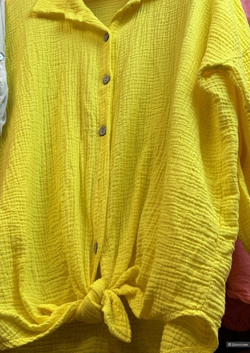 Рубашка с узлом муслин NC muslin italy, 44-52