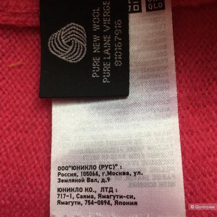 Uniqlo& Ines DE LaFressanse, свитер из овечьей шерсти, М