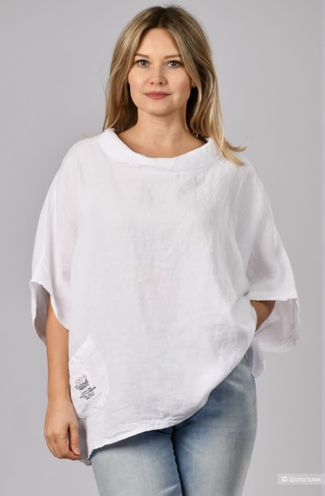 Блуза рубашка лен Puro lino, 46-54