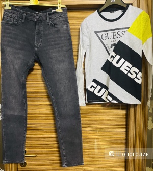 Свитшот Guess + джинсы - 14 лет