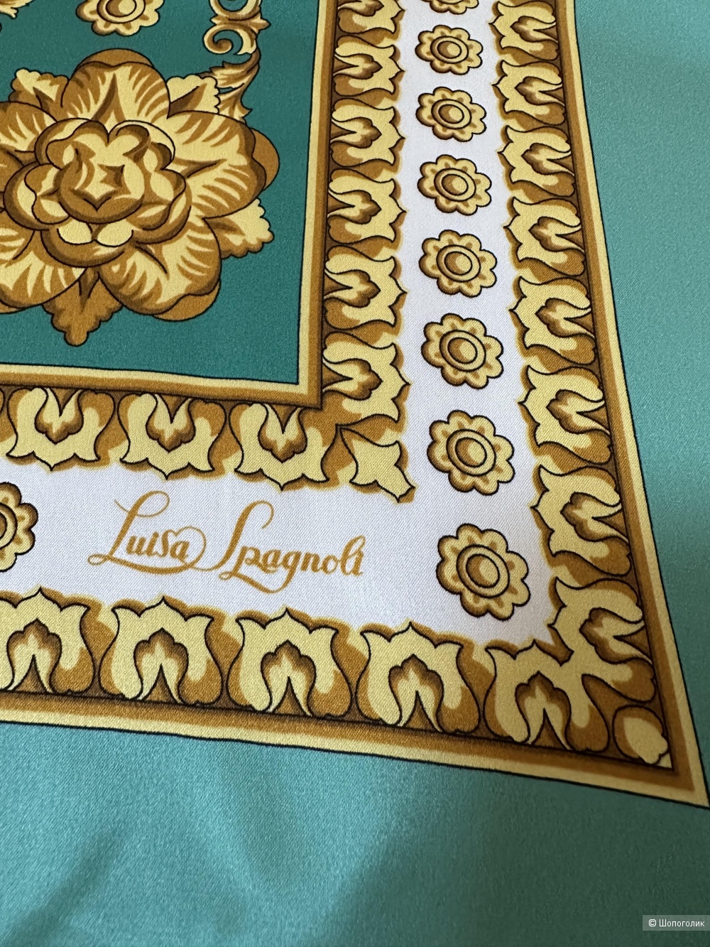 Шелковый платок Luisa Spagnoli 90x90 см.