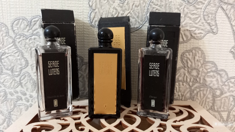 Сет 3 миниатюр парфюмерной воды в концентрации духи Serge Lutens 15мл