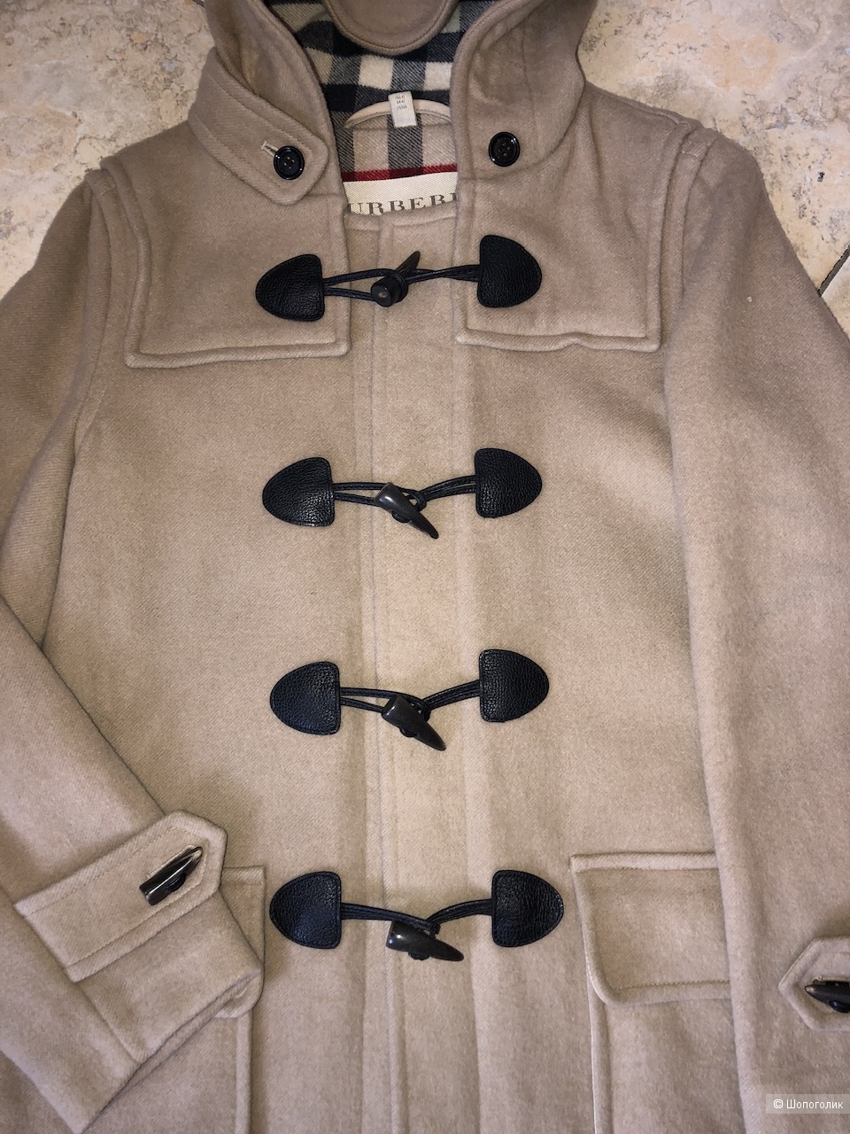 Пальто-дафлкот Burberry Brit, размер UK12/ US10