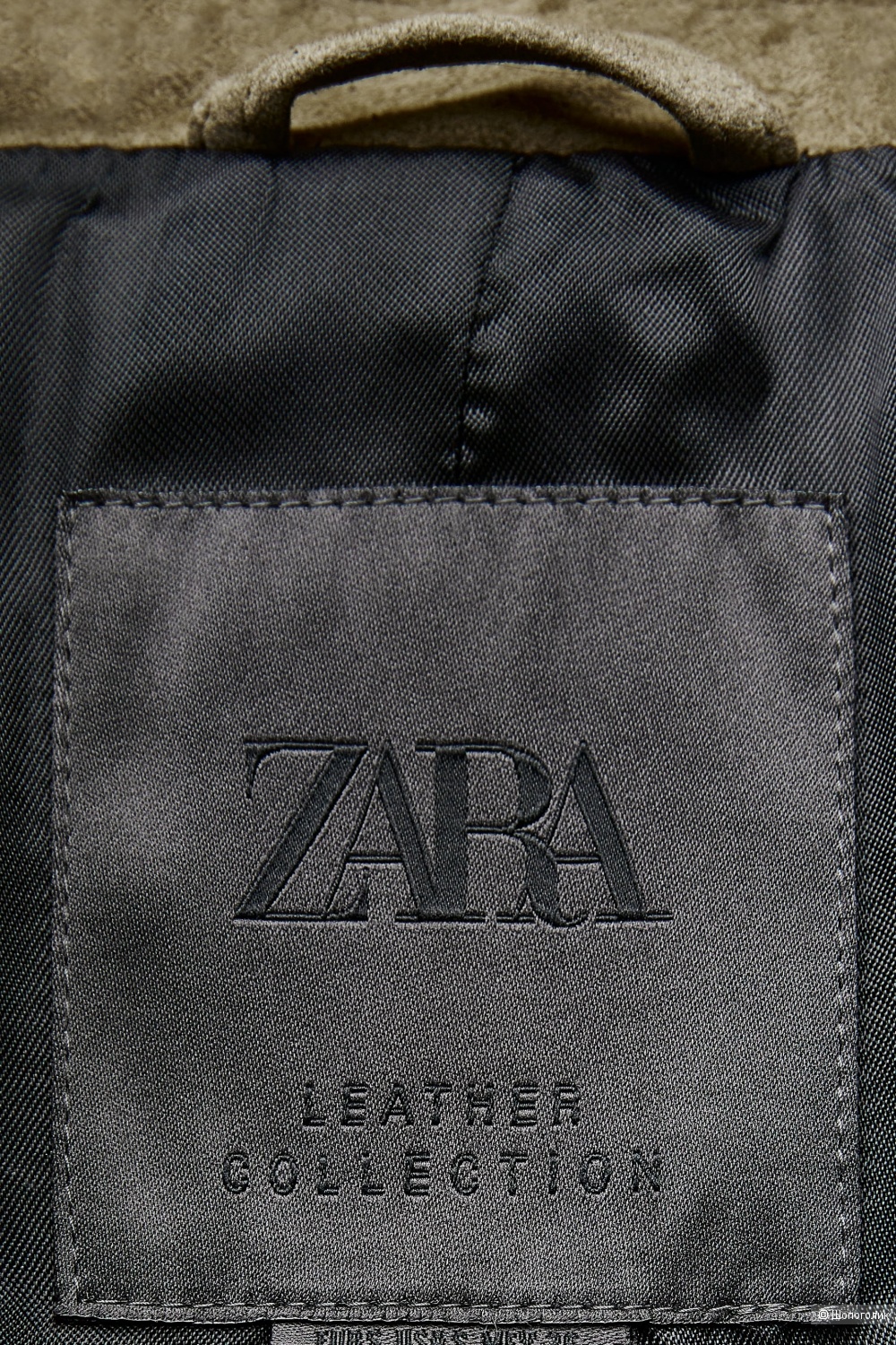 Кожаный пиджак Zara, размер L
