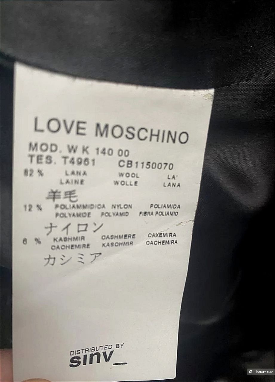 Пальто Love Moschino, it 44