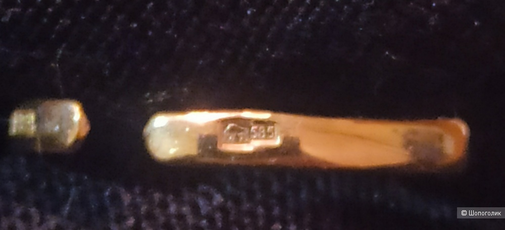 Золотое детское кольцо "Tous". Золото 585