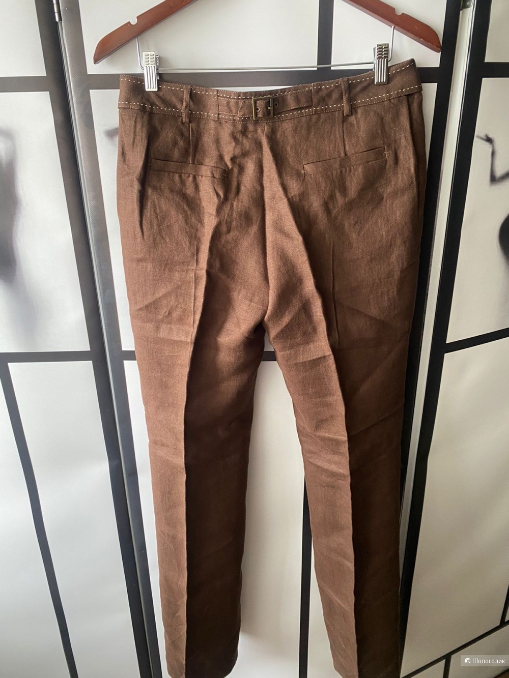 Льняные  брюки Alan Manoukian. Размер 44-48 Франция