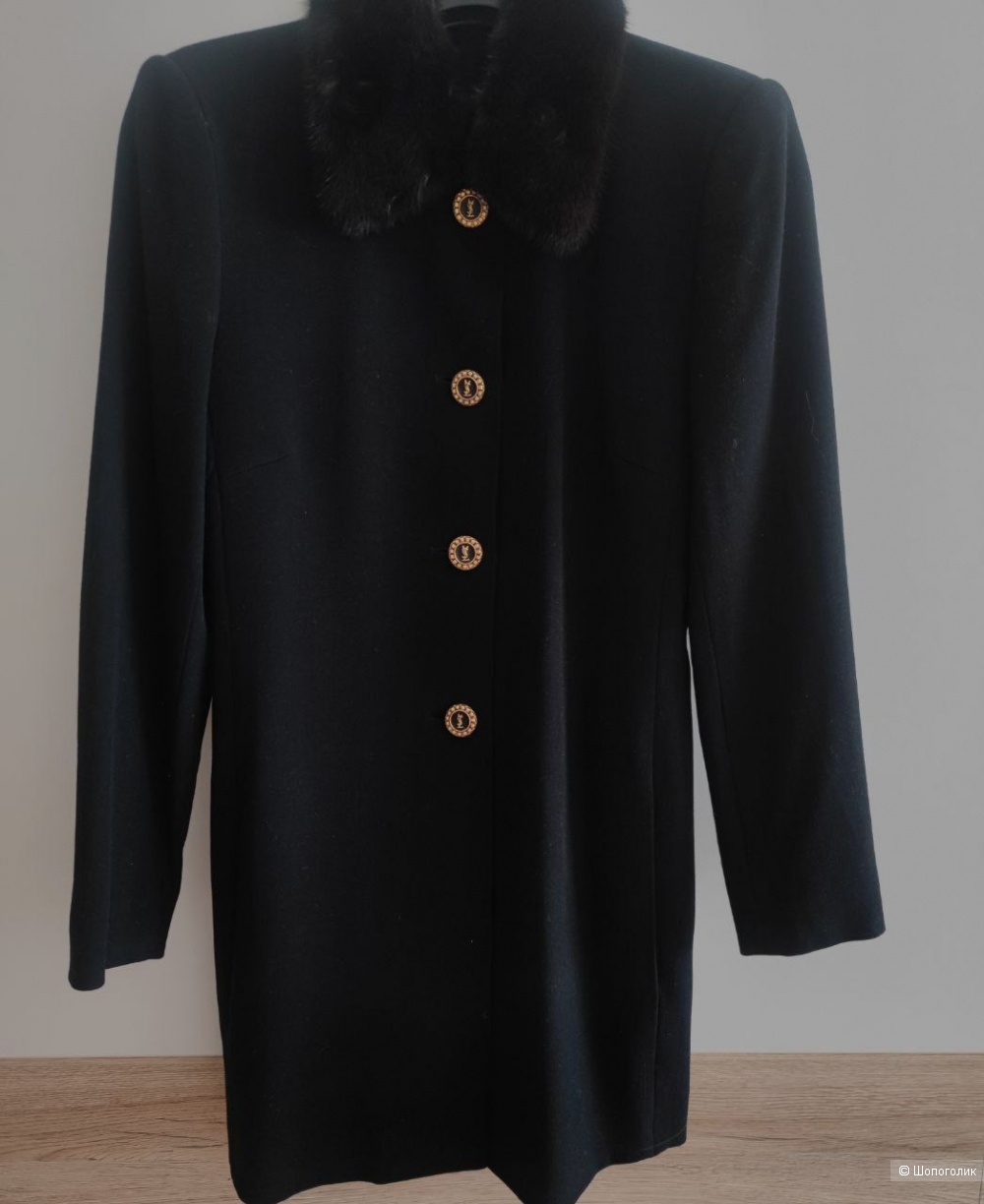 Пальто YSL, размер 40