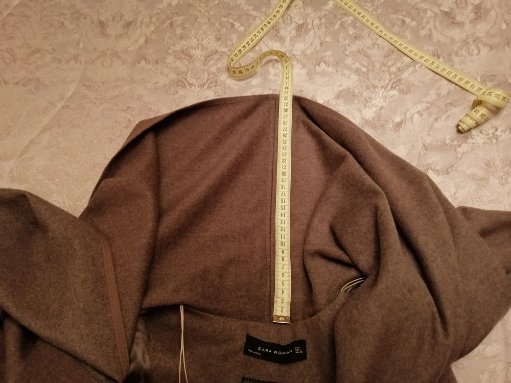 Пальто-накидка Zara, размер 44-46