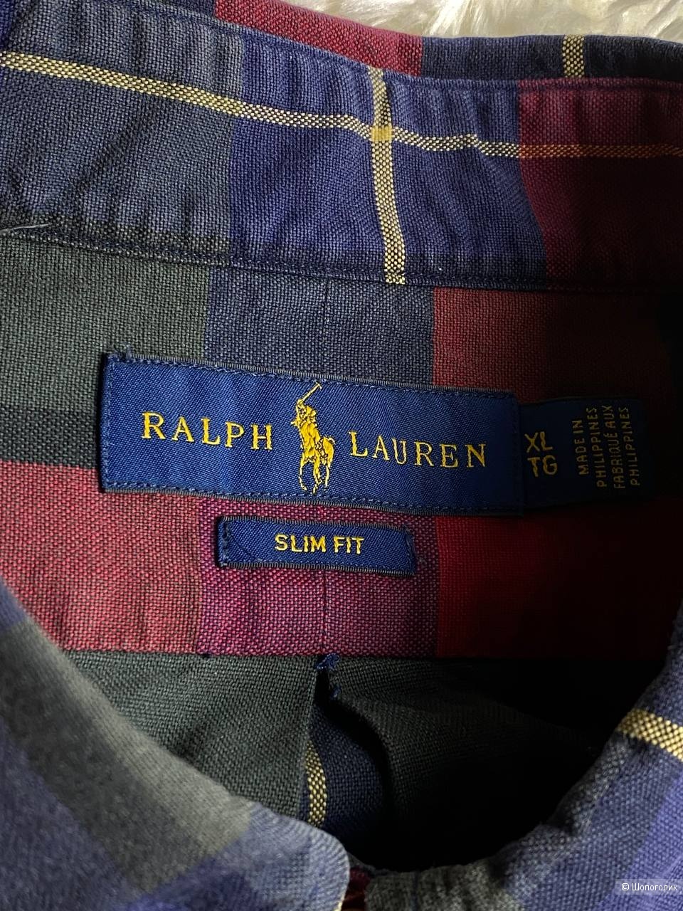 Рубашка Ralph Lauren в клетку, размер: XL