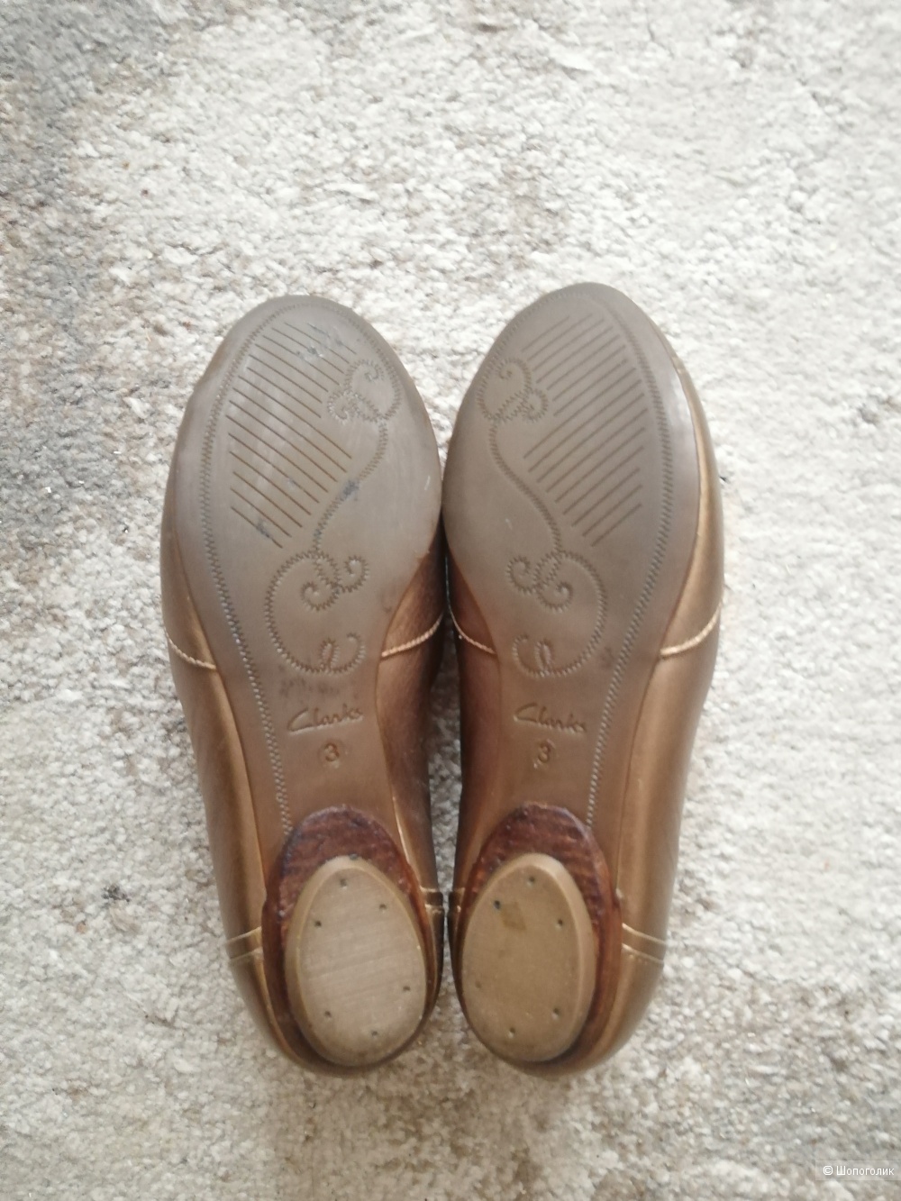 Туфли Clarks ACTIVE AIR, натуральная кожа, размер eu 3/24 см