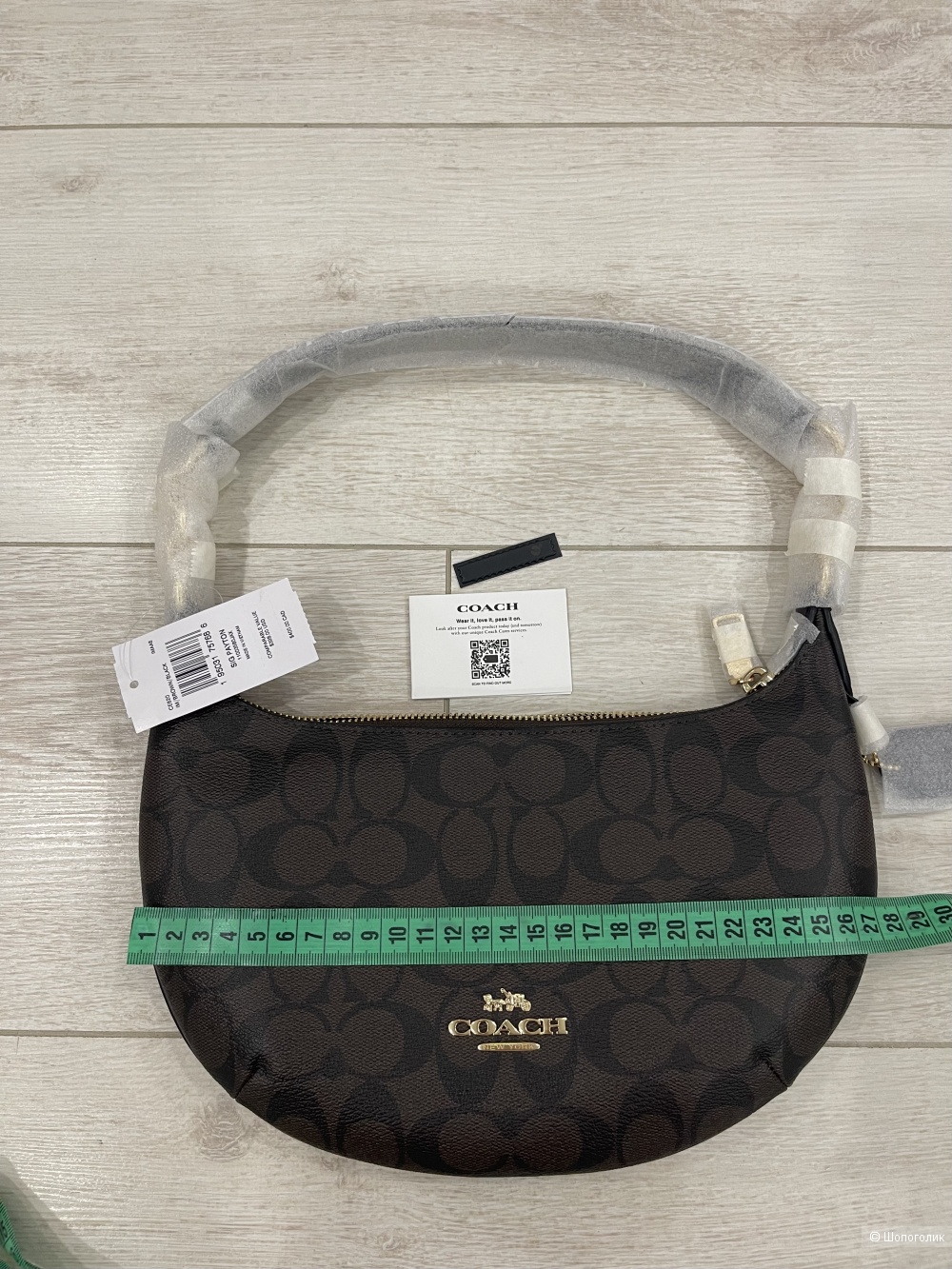 Сумка Coach Payton Hobo In Signature Canvas one size