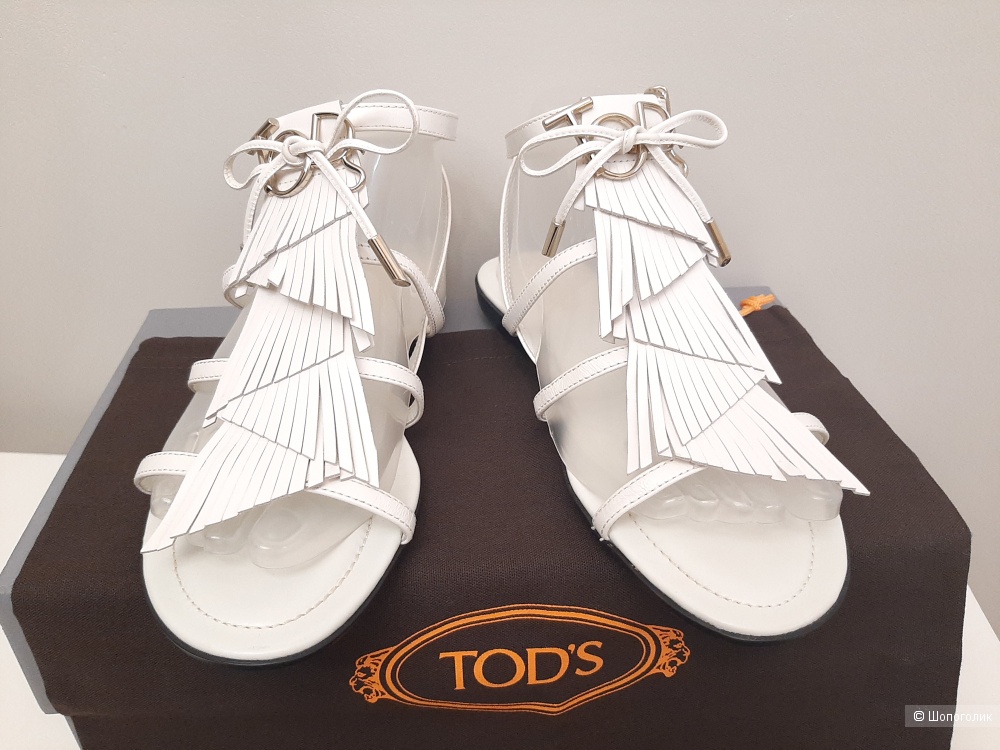 Кожаные сандалии с ремешками Tod's EU36