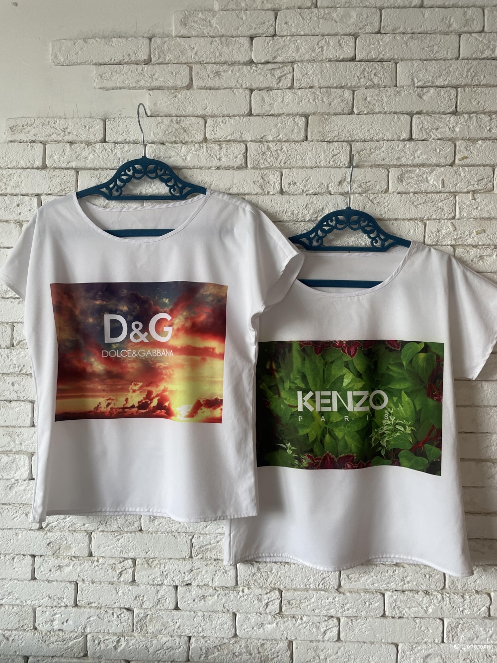 Футболки KENZO D&G, S-M