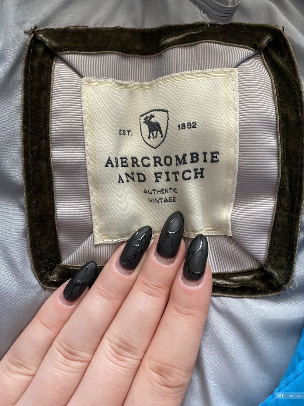 Жилет abercrombie & fitch голубой s размер