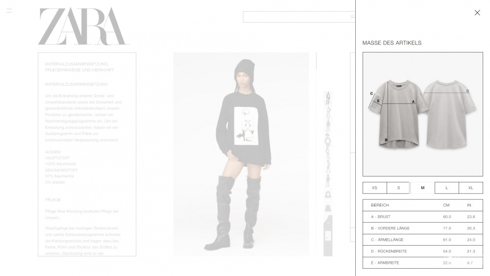 Cвитшот Steven Meisel x Zara, размер М
